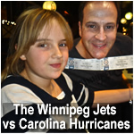 The Winnipeg Jets vs Carolina Hurricanes