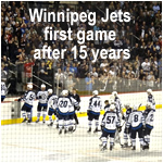 Winnipeg Jets first game after 15 years